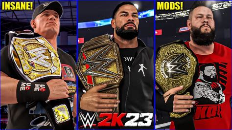 wwe 2k23 mods